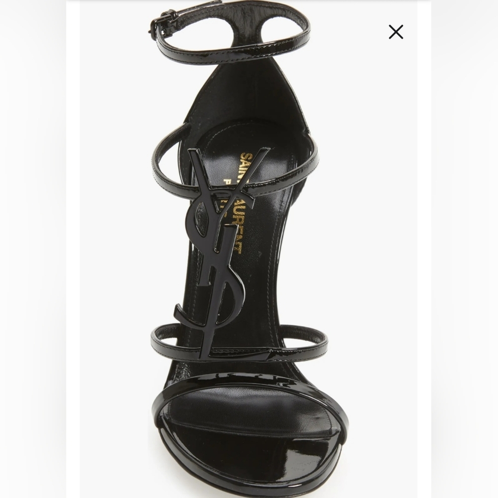 Saint Laurent Black Women's Shoes Patent 100mm/4"